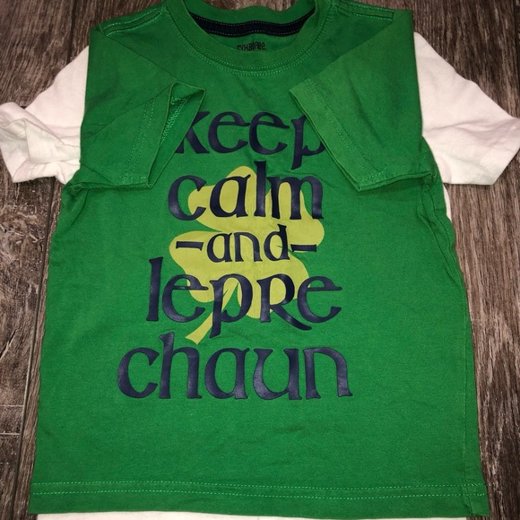 Old Navy ☘️St. Patrick’s Day☘️ T-Shirts- Set of 2- Size 4T - Picture 8 of 9